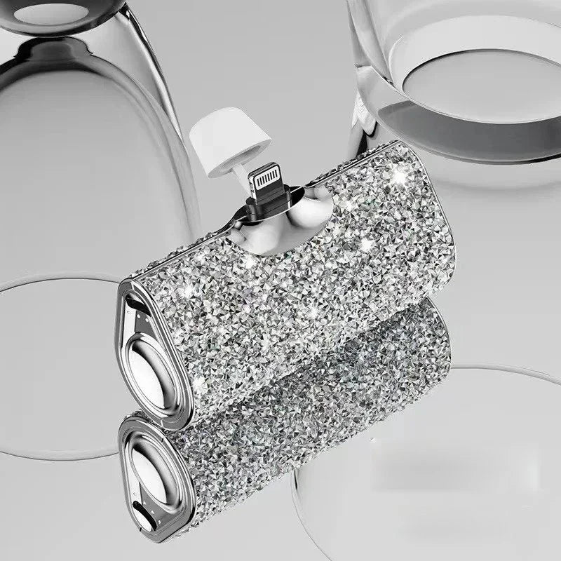 Glitter Charm Portable Mini 20W 5000 mAh Power Bank