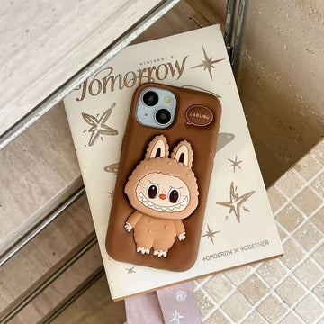 Labubu 3D Silicone Phone Holder Case