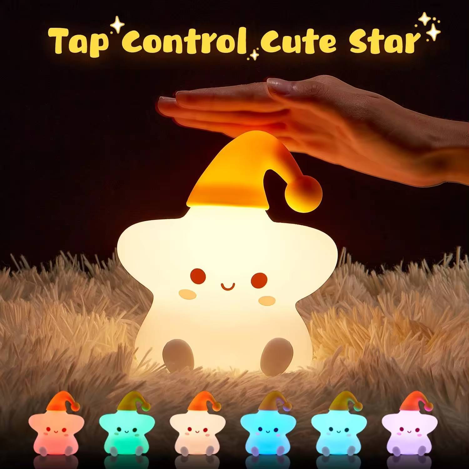 Gleaming Star LED Night Lamp