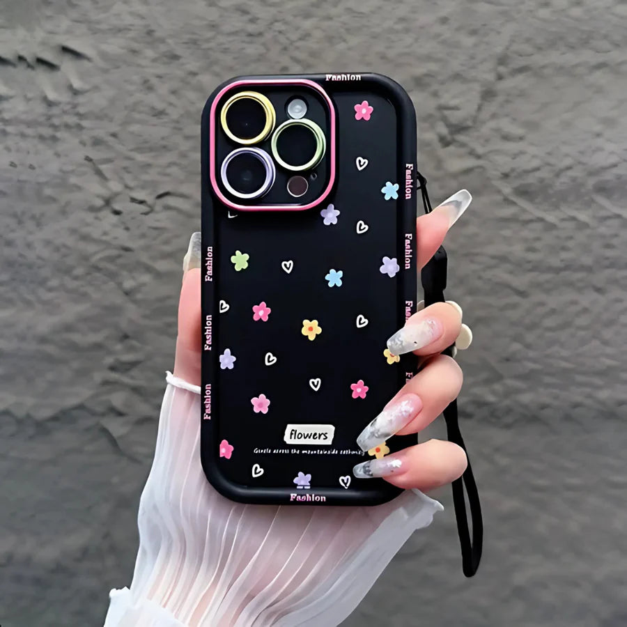 Mini Flowers Case with Charms