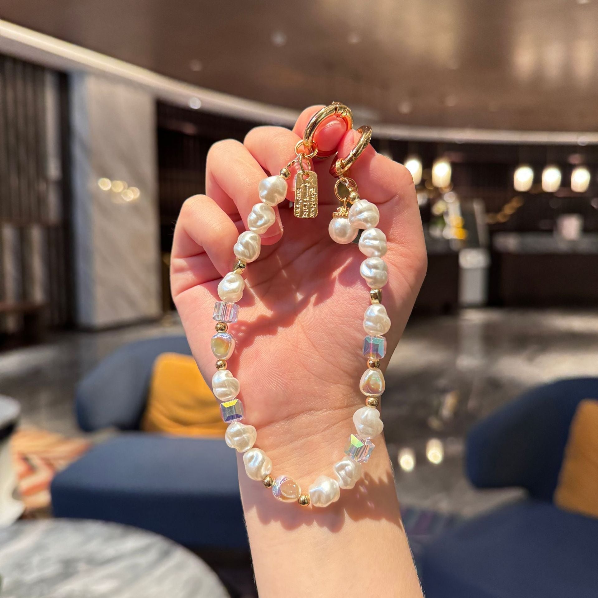 Versatile Imitation Pearl Phone Charm