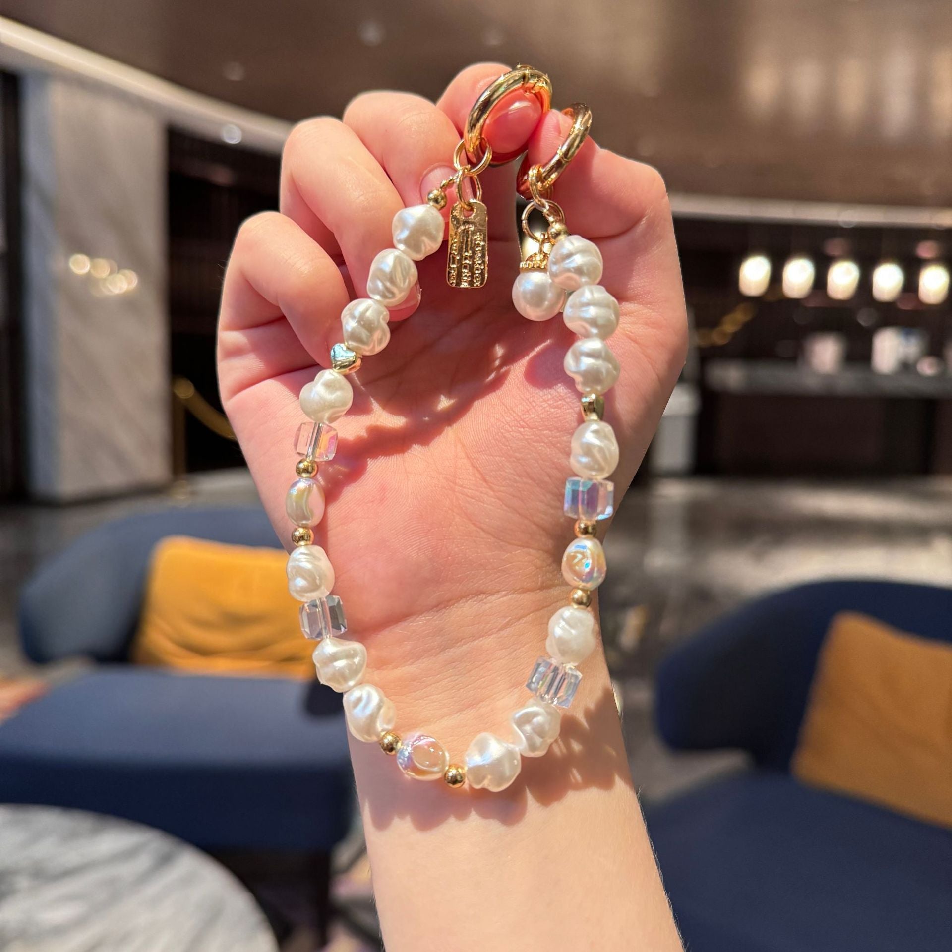 Versatile Imitation Pearl Phone Charm