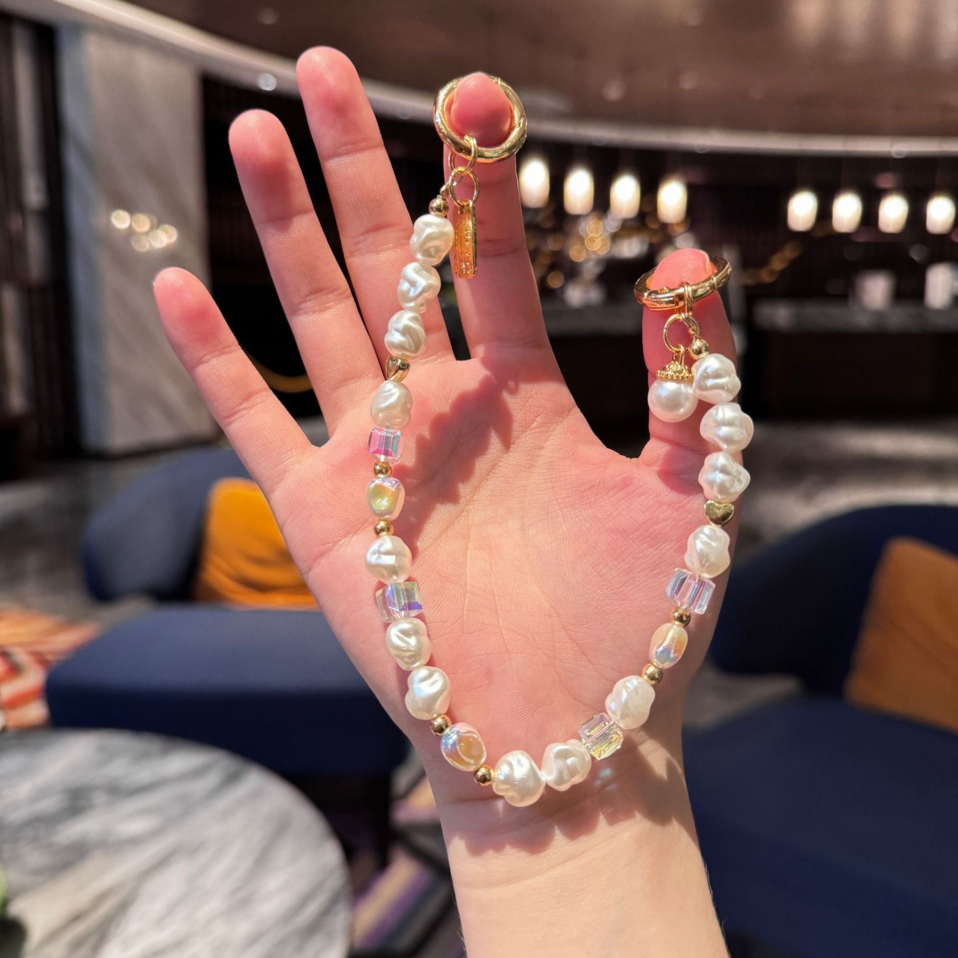 Versatile Imitation Pearl Phone Charm