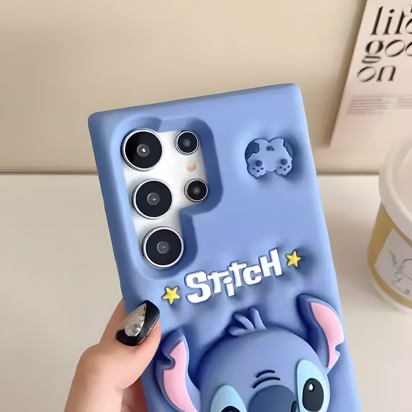 Whimsical Alien Stitch Cartoon Case - Samsung
