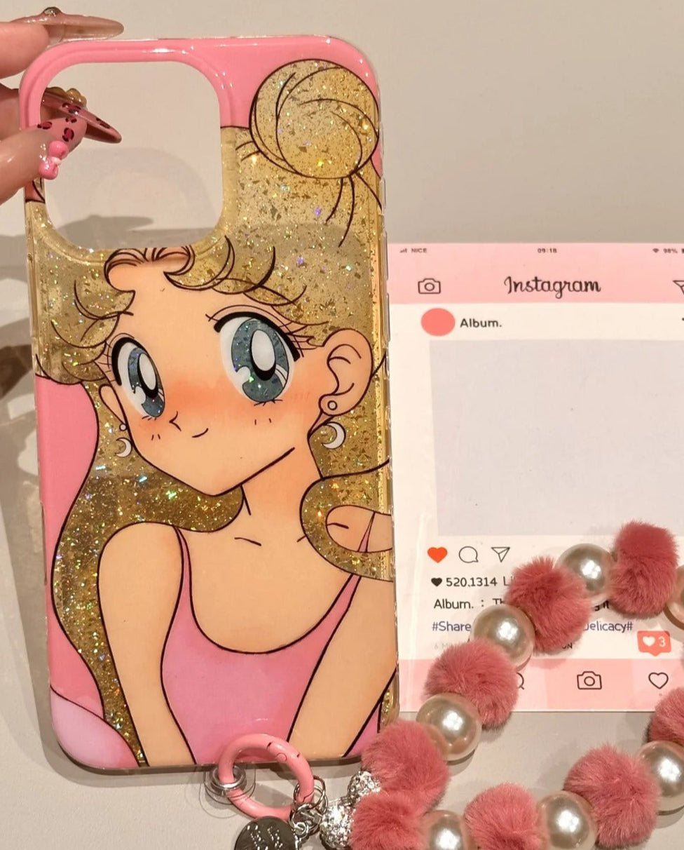 Elegant Doll Charm: Stylish iPhone Case