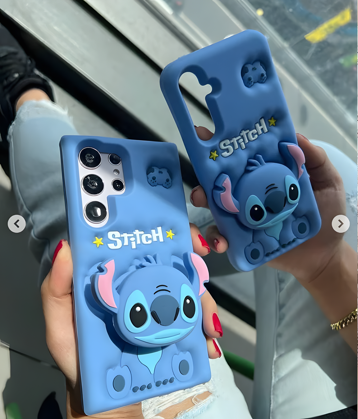 Whimsical Alien Stitch Cartoon Case - Samsung