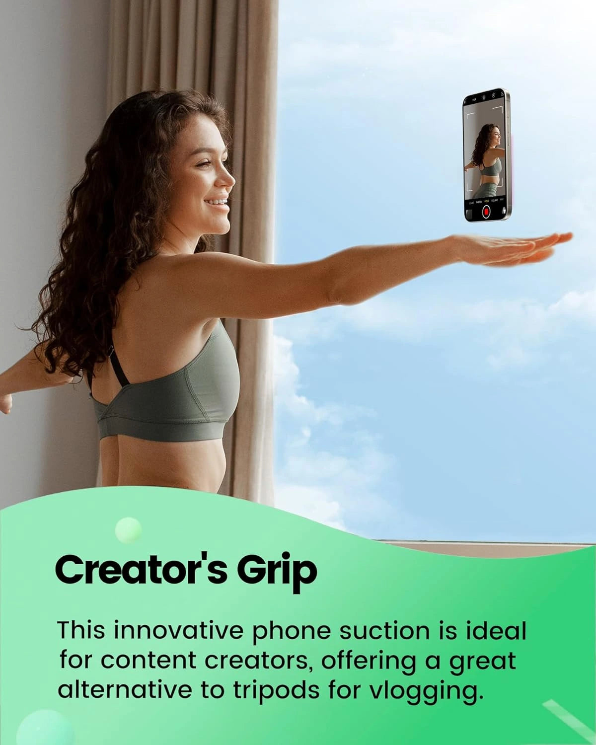 Silicone Sticky Grip Secure Holder for iPhone