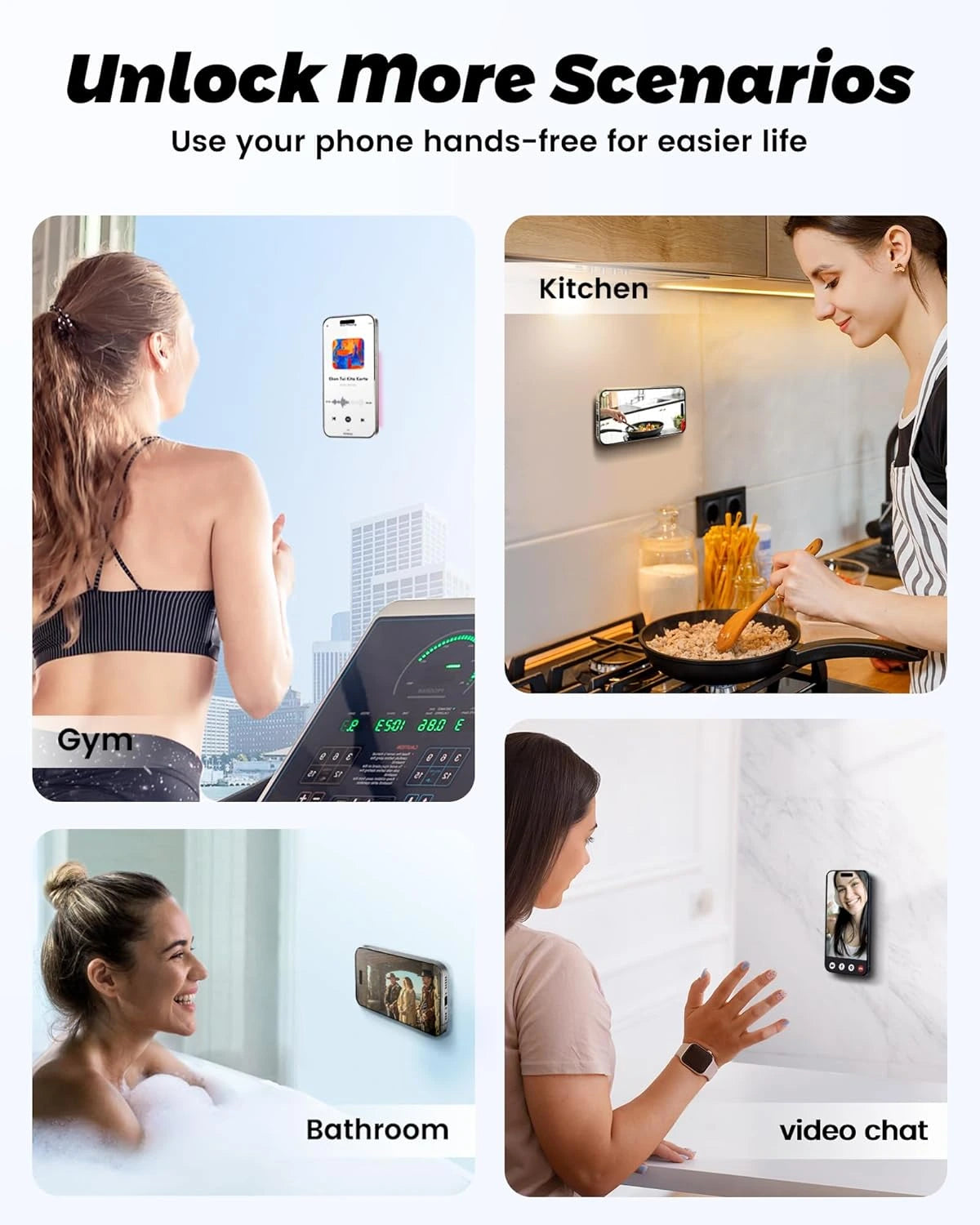 Silicone Sticky Grip Secure Holder for iPhone