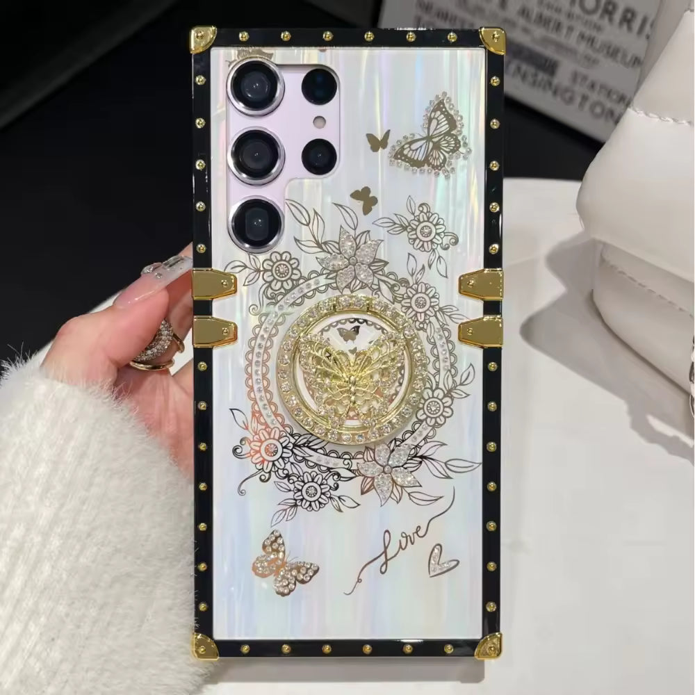 Sparkling Butterfly Phone Ring Case ORRY