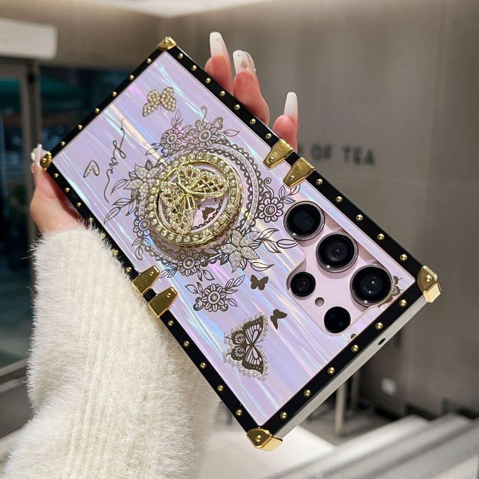 Luxury Crystal Butterfly Phone Ring Holder ORRY