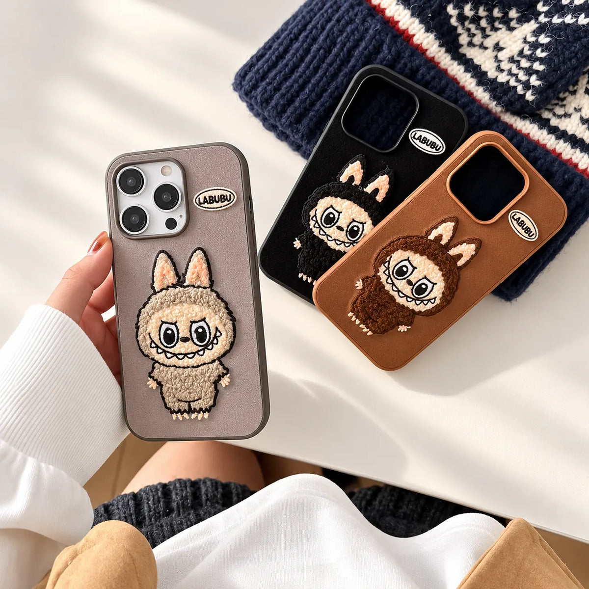 Labubu 3D Phone Holder Case