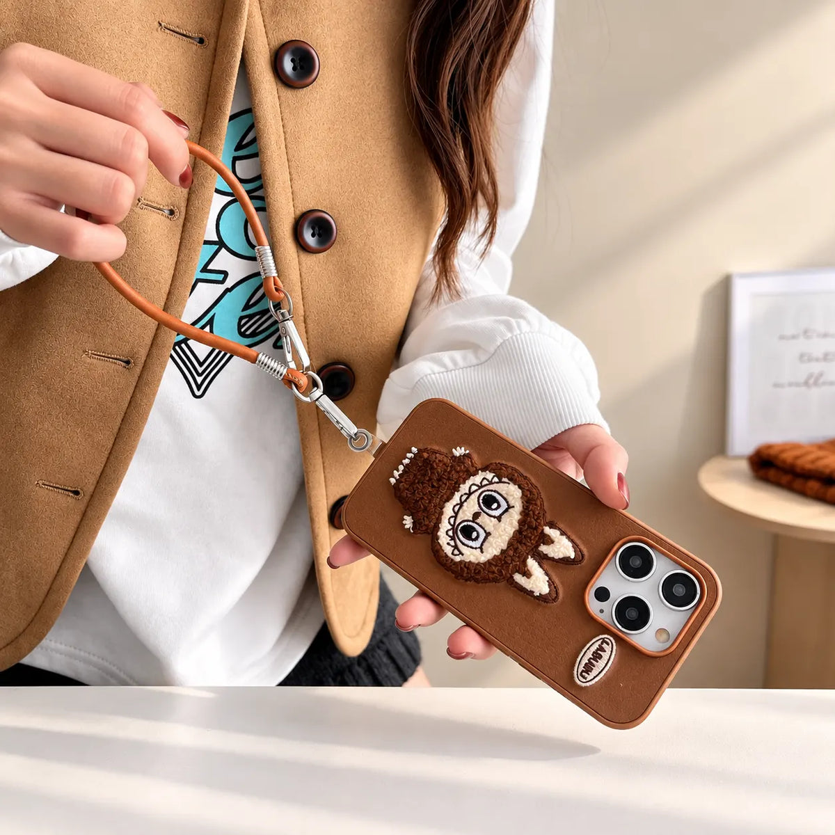 Labubu 3D Phone Holder Case