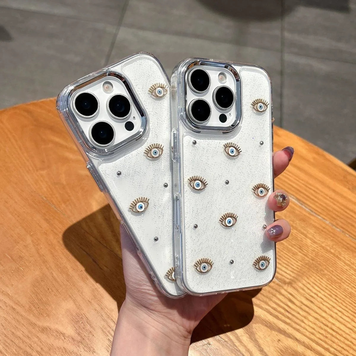 Evil Eye Crystal Clear Case