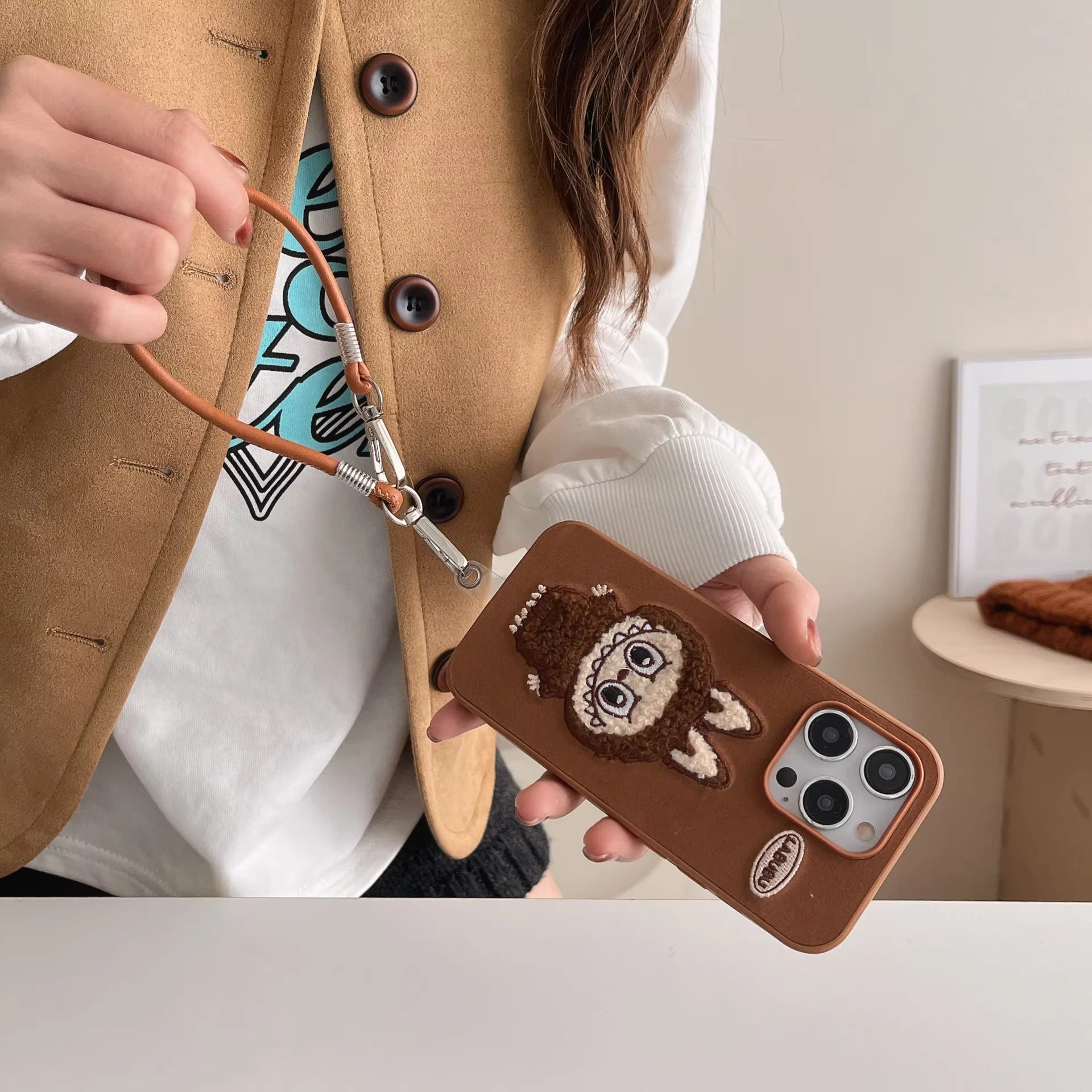 Labubu 3D Phone Holder Case