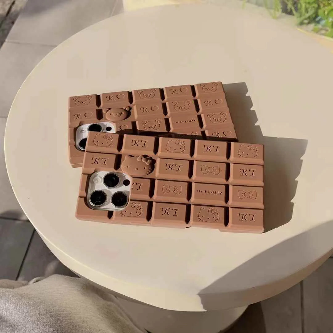 Chocolate Bear and Kitty iPhone Cover