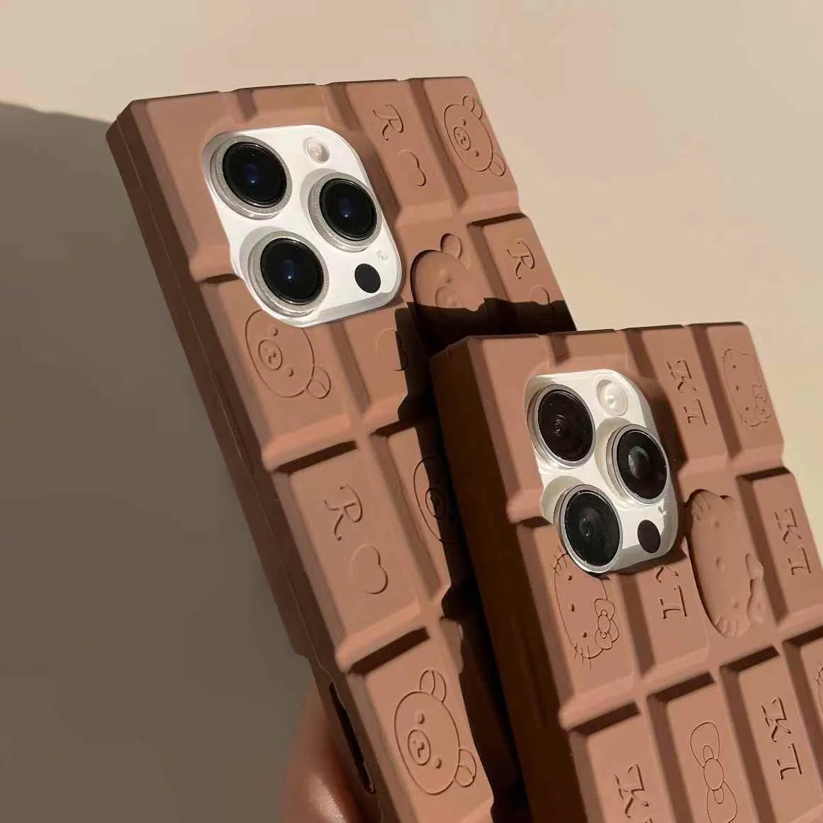 Chocolate Bear and Kitty iPhone Cover