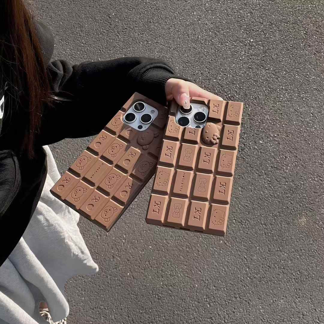 Chocolate Bear and Kitty iPhone Cover