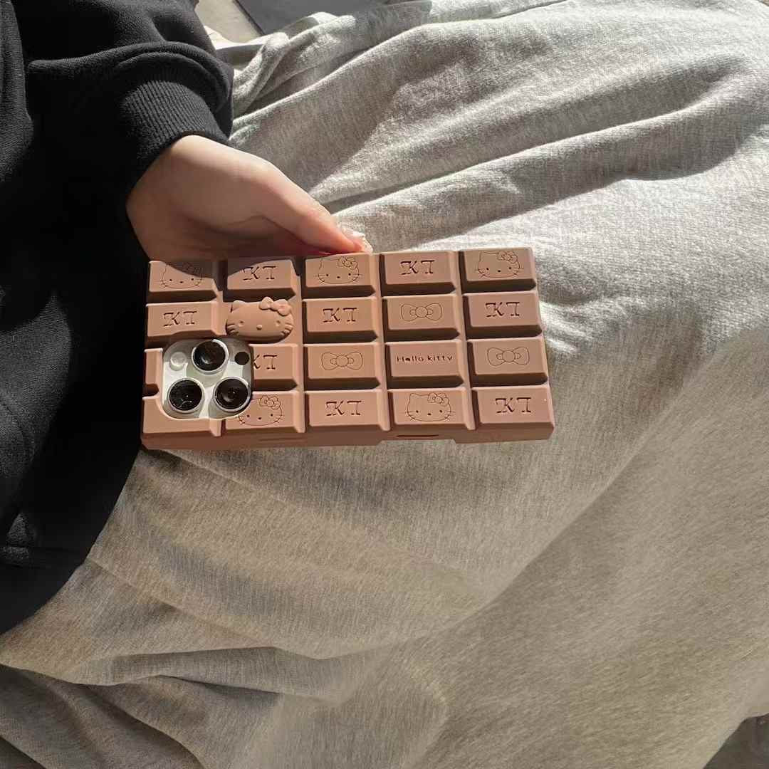 Chocolate Bear and Kitty iPhone Cover