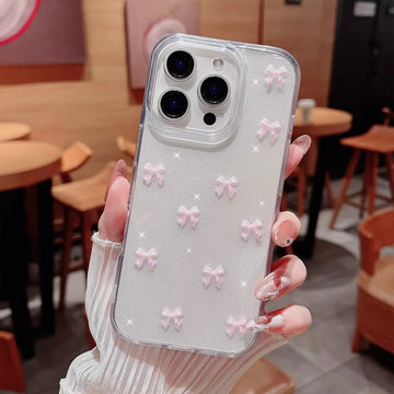 Pink Ribbon Sparkle Case