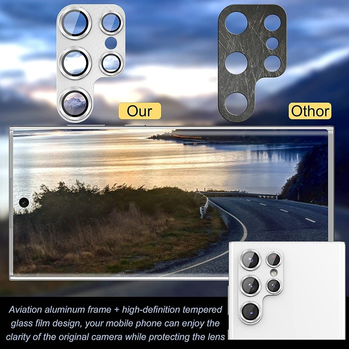 Metal Camera Lens Protector - Samsung