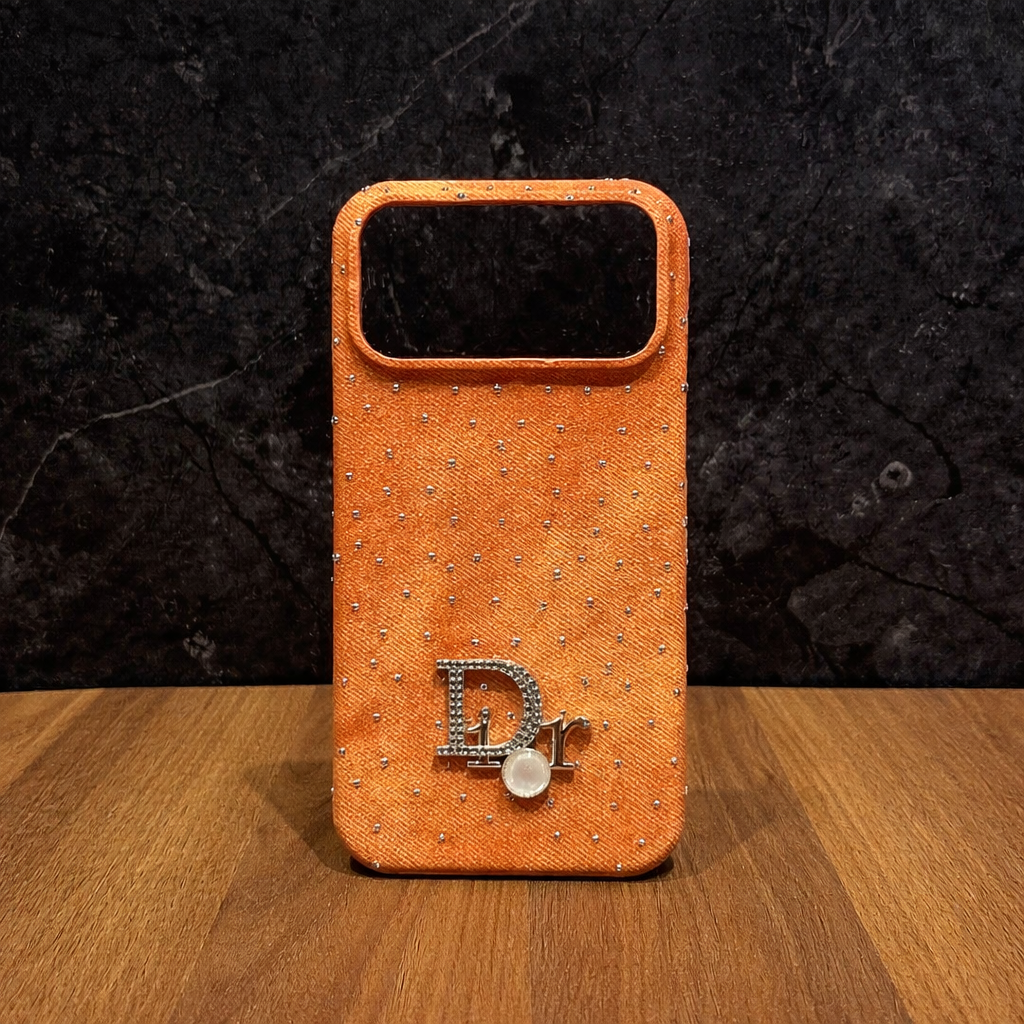 Signature D crystal design phone case for girls – ORRY 