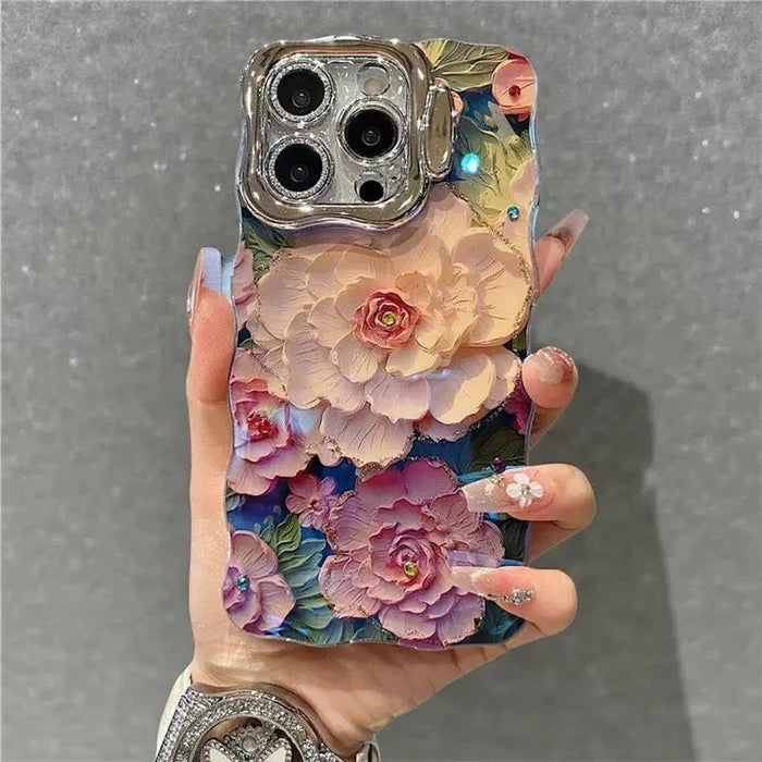 Retro Flower Classy iPhone Case